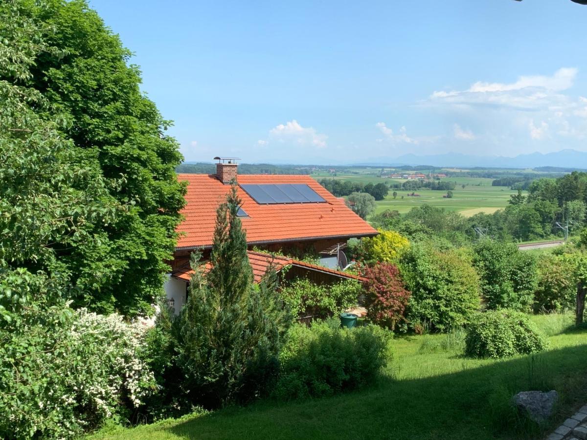Alpenblick Nahe Muenchen Mit Outdoor Whirlpool - 21 Min Von Muenchen Mit Zug Assling Eksteriør billede
