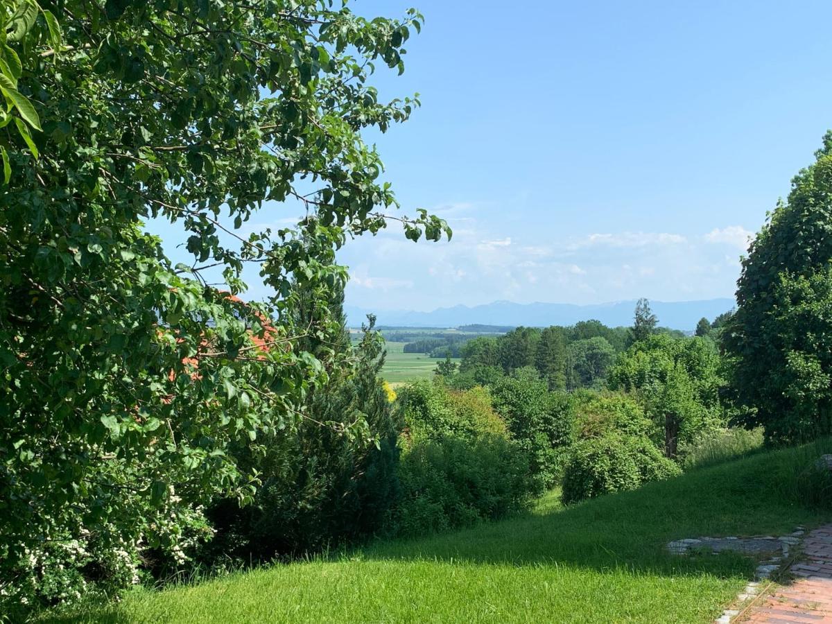 Alpenblick Nahe Muenchen Mit Outdoor Whirlpool - 21 Min Von Muenchen Mit Zug Assling Eksteriør billede